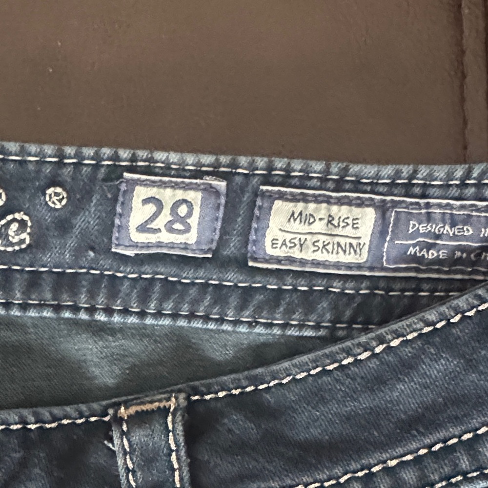 Miss Me Blue Skinny Jeans